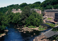 New Lanark by the banks
