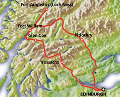 Tour Print: Scottish Highlands, Loch Ness and Legends Day Tour from ...